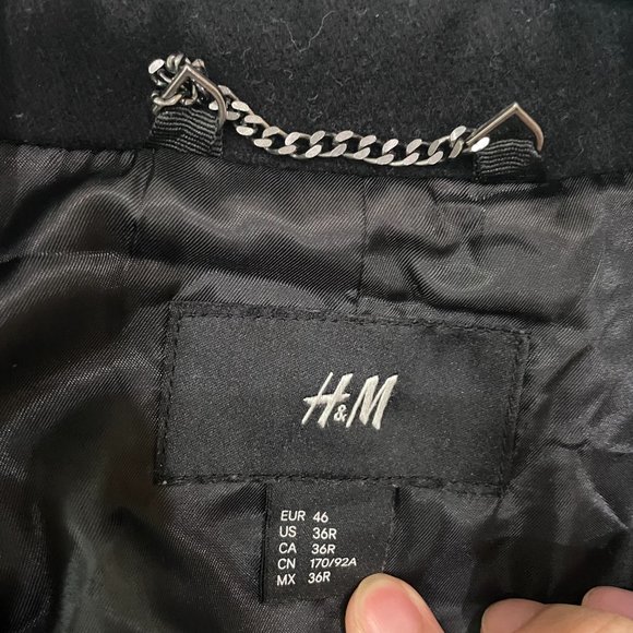 H&M Long Wool Coat - Picture 2 of 4